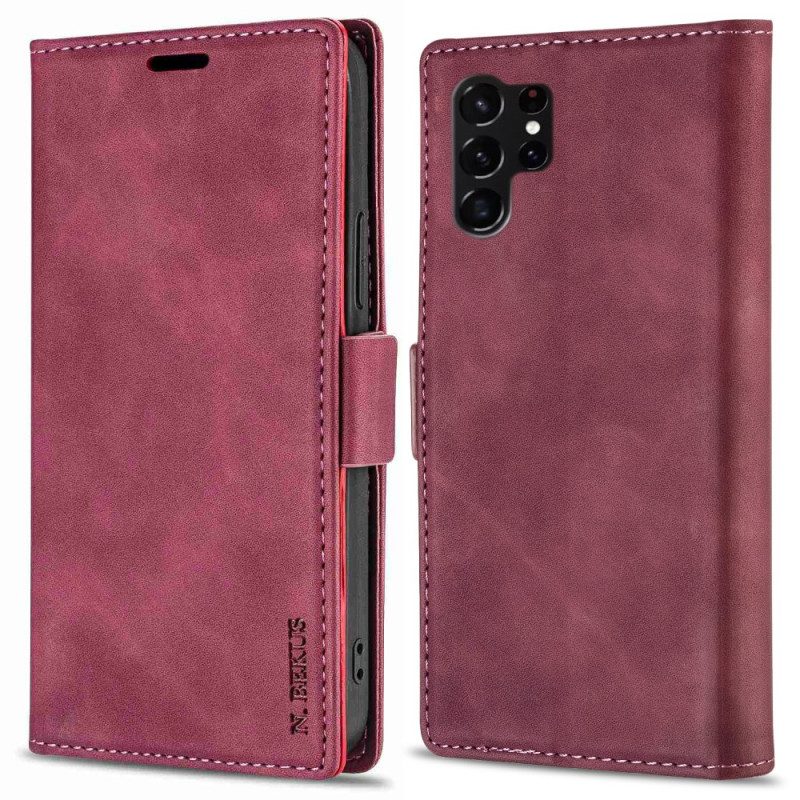 Nahkakotelo Samsung Galaxy S25 Ultra 5g Polyuretaaninahkalaukku