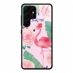 Puhelinkuoret Samsung Galaxy S25 Ultra 5g Karkaistua Lasia Flamingo