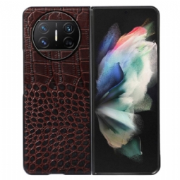 Case Huawei Mate X3 Puhelinkuoret Aitoa Krokotiilinnahkaa