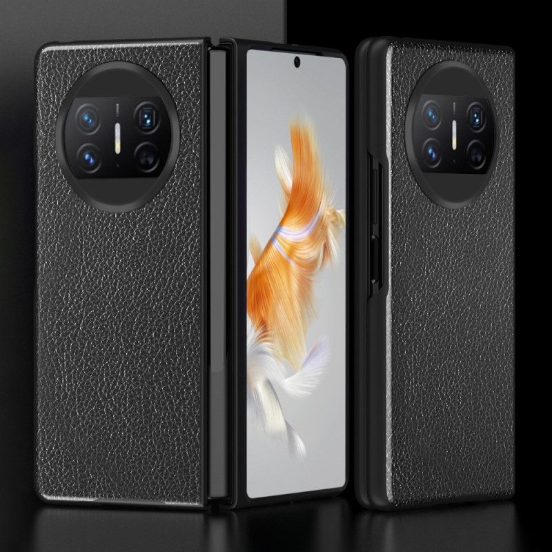 Kuori Huawei Mate X3 Litsikuvioinen Nahka