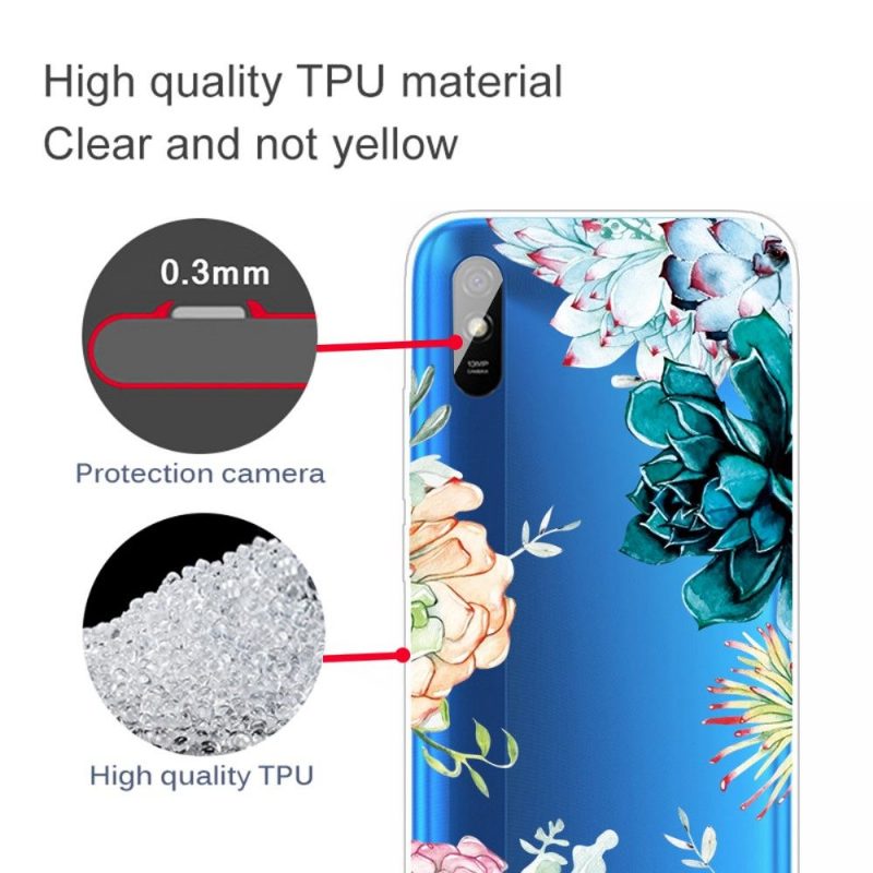 Kuori Xiaomi Redmi 9A Suojakuori Kukkalajike