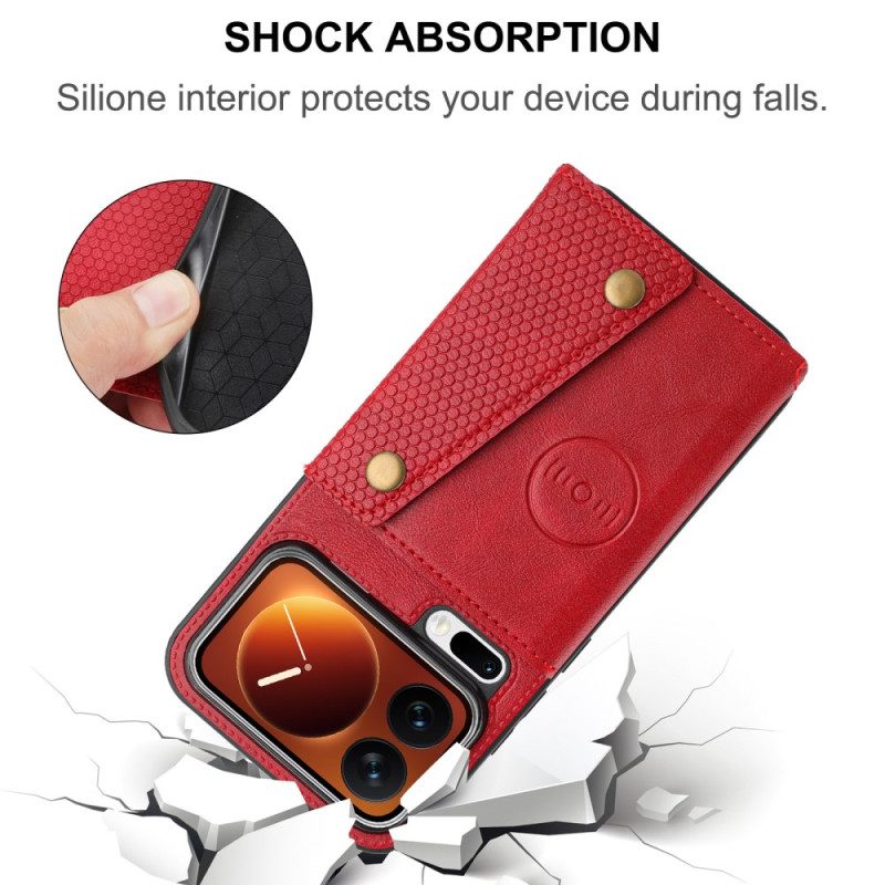 Kotelot Xiaomi 17 Pro Korttikotelo Ja Teline Suojakuori