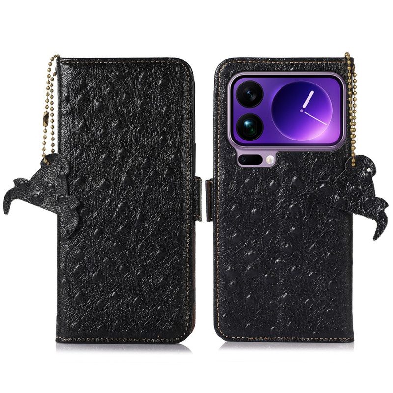 Kotelot Xiaomi 17 Pro Puhelinkuoret Aitoa Nahkaa Oleva Rfid-suoja