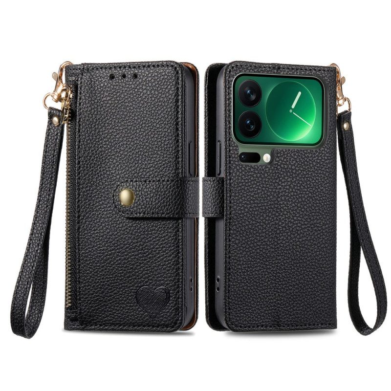 Kotelot Xiaomi 17 Pro Puhelinkuoret Rfid-suojattu Sydänkuvio