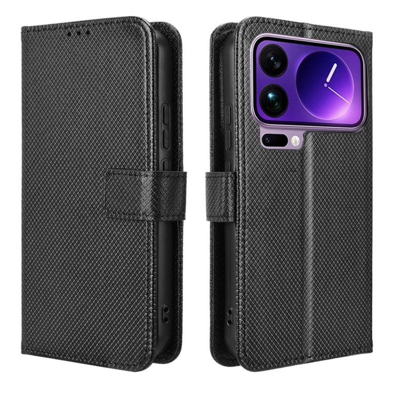 Kotelot Xiaomi 17 Pro Teksturoitua Keinonahkaa