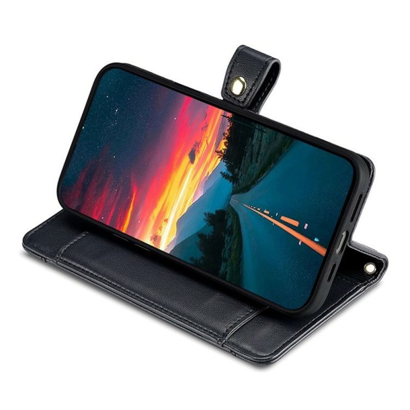 Kotelot Xiaomi 17 Pro Vetoketjullinen Tasku Ja Hihnat