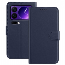 Kotelot Xiaomi 17 Pro Yksivärinen Nahkajäljitelmä