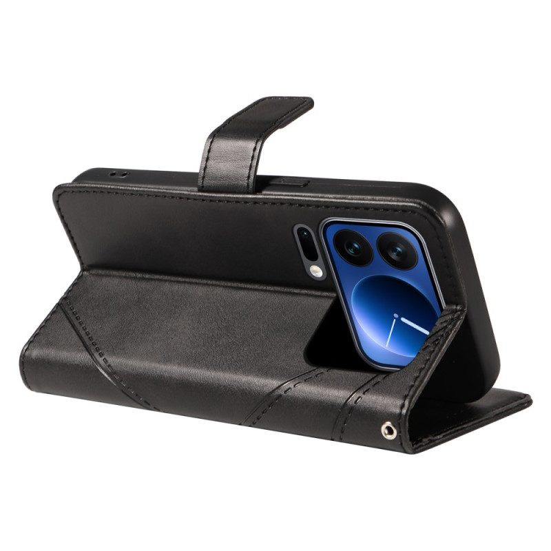 Kuoret Xiaomi 17 Pro Kaksivärinen Nahkakuvio