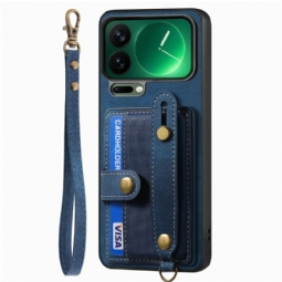 Kuori Xiaomi 17 Pro Korttipidike Ja Jalustan Tukijalka