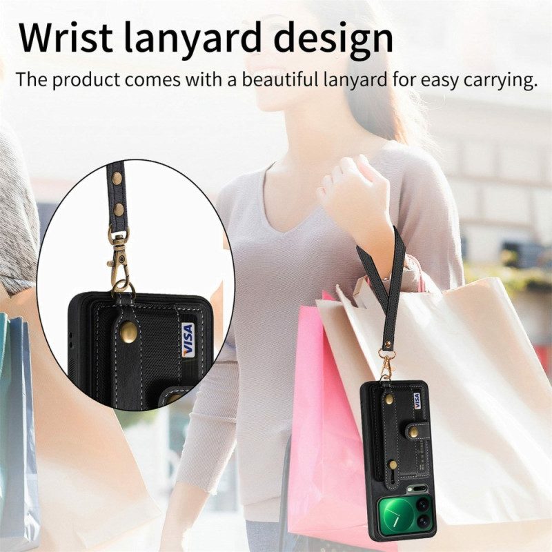 Kuori Xiaomi 17 Pro Korttipidike Ja Jalustan Tukijalka