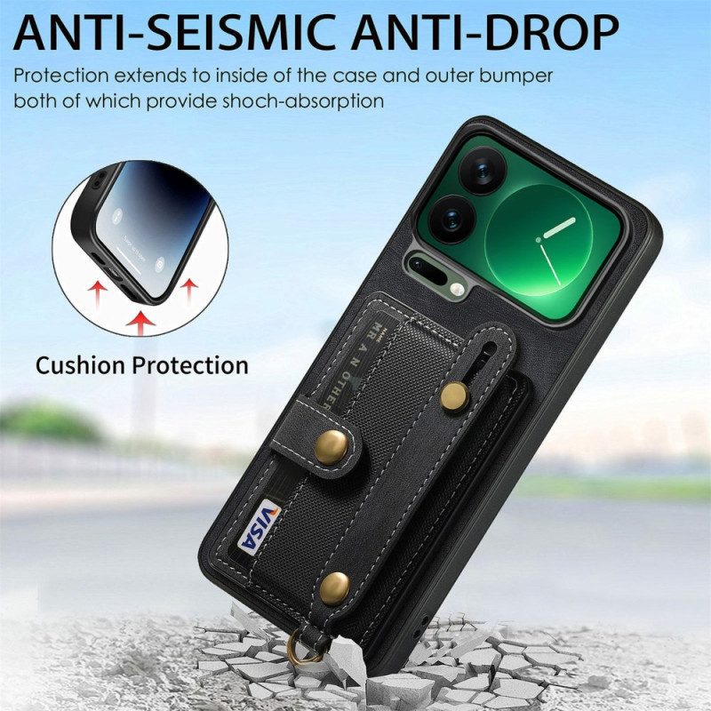 Kuori Xiaomi 17 Pro Korttipidike Ja Jalustan Tukijalka