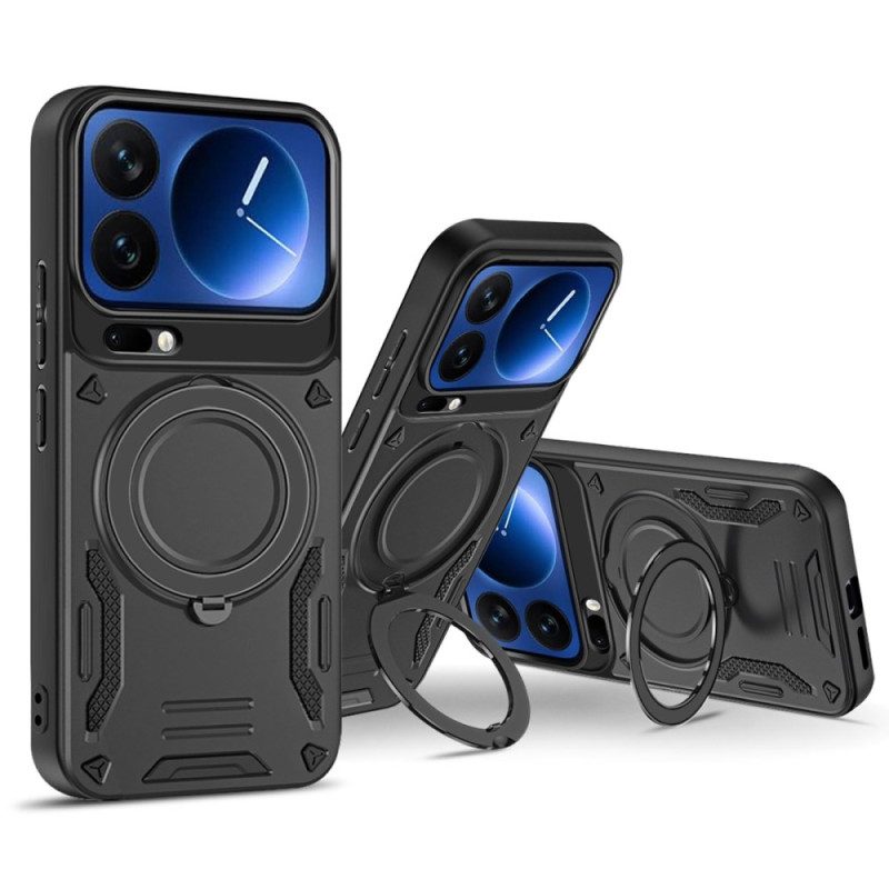 Kuori Xiaomi 17 Pro Magneettinen Suljin Pyörivällä Jalustalla Suojakuori