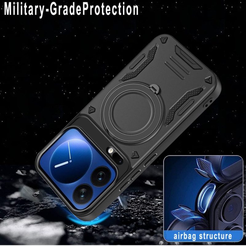 Kuori Xiaomi 17 Pro Magneettinen Suljin Pyörivällä Jalustalla Suojakuori