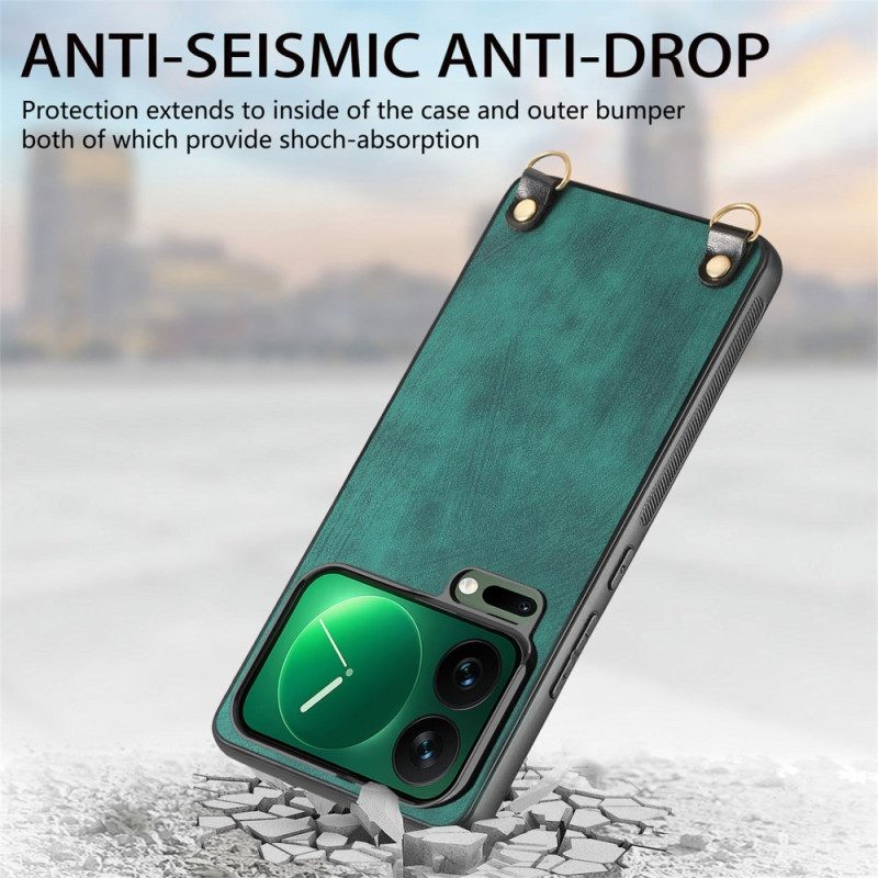 Kuori Xiaomi 17 Pro Retro-keinonahka Suojakuori