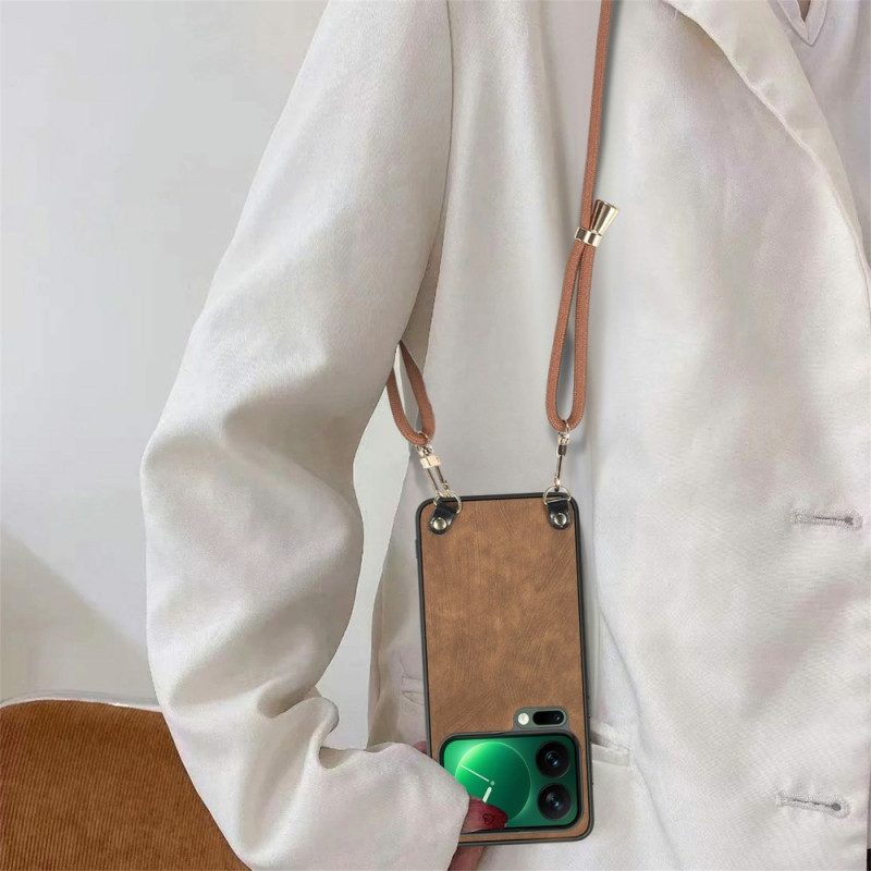 Kuori Xiaomi 17 Pro Retro-keinonahka Suojakuori