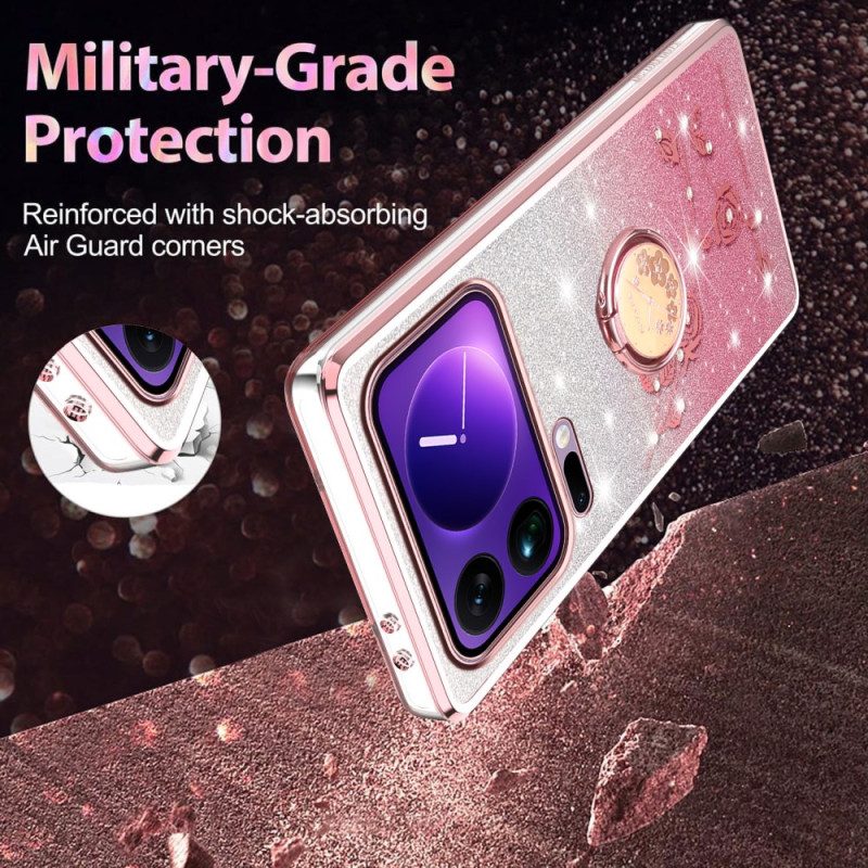 Kuori Xiaomi 17 Pro Sormusteline Strasseilla