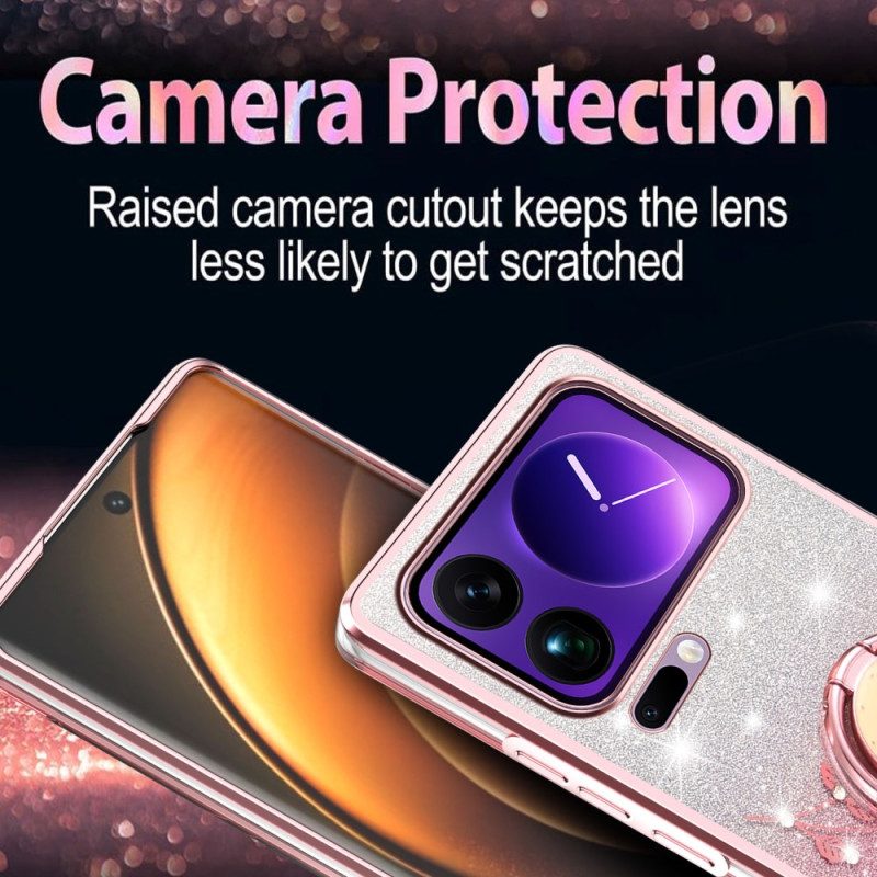 Kuori Xiaomi 17 Pro Sormusteline Strasseilla