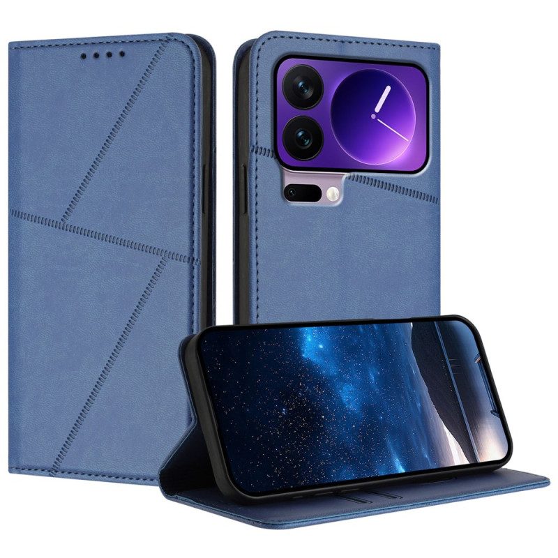 Nahkakotelo Xiaomi 17 Pro Viivakuvio