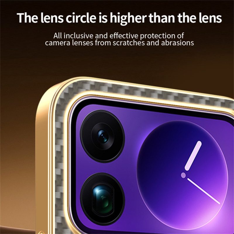 Puhelinkuoret Xiaomi 17 Pro Hiilikuitutekstuuri