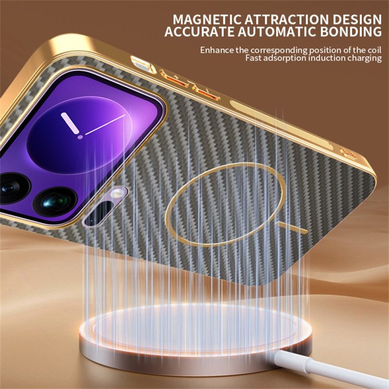 Puhelinkuoret Xiaomi 17 Pro Hiilikuitutekstuuri