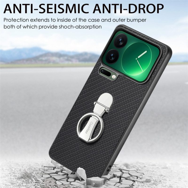 Puhelinkuoret Xiaomi 17 Pro Korttikotelo Ja Integroitu Jalusta