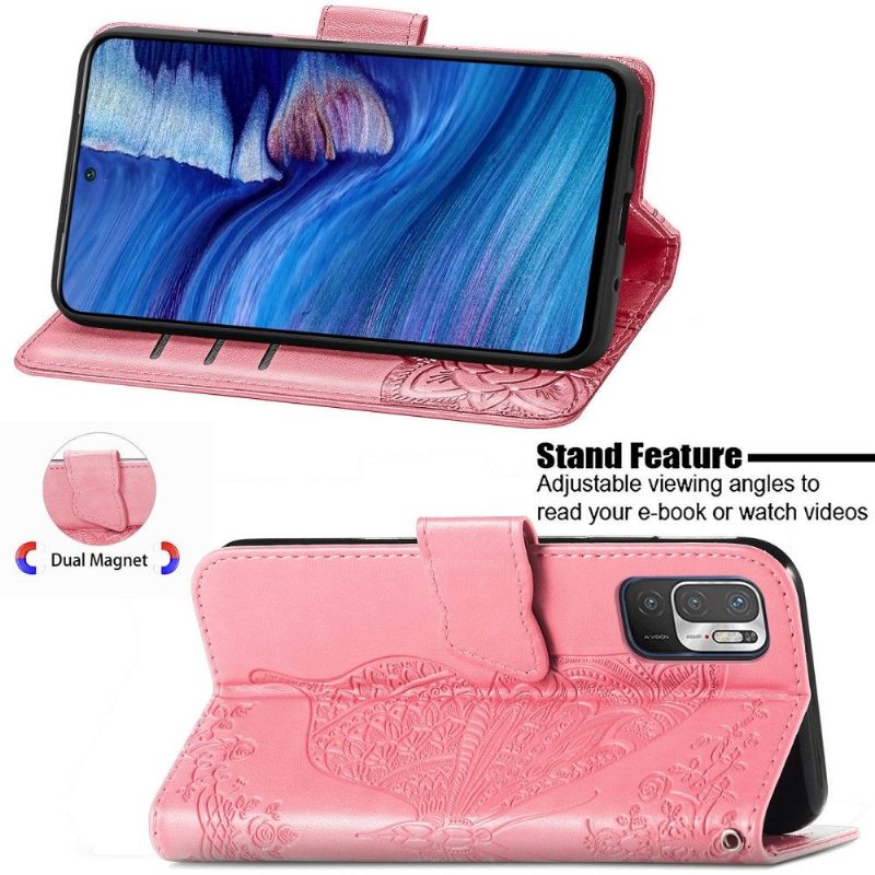Kotelot Xiaomi Redmi Note 10 5G / Poco M3 Pro Suojakuori Butterfly Relief