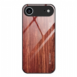 Kuori iPhone Air Karkaistua Lasia Puukuvio