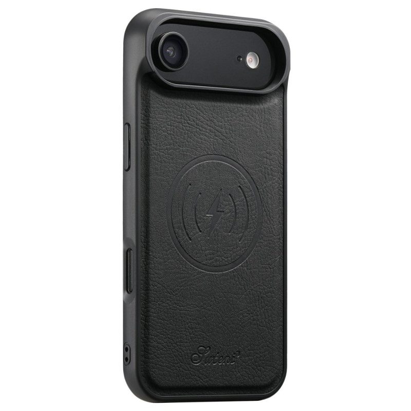 Kuori iPhone Air Magsafe-yhteensopiva Jalustan Ja Irrotettavan Korttikotelon Kanssa Suojakuori