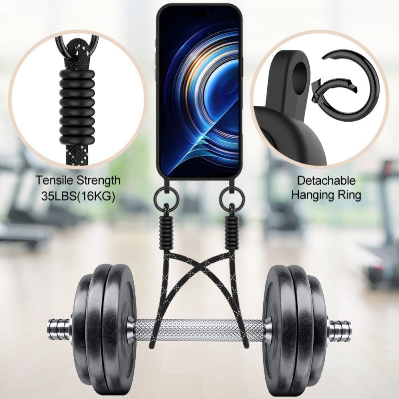 Kuori iPhone Air Nauhalla Varustettu Korttikotelo