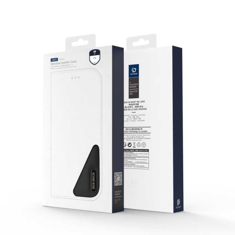 Nahkakotelo iPhone Air Hivo-sarja Dux Duci