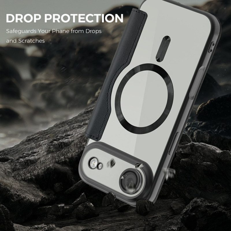 Nahkakotelo iPhone Air Puhelinkuoret Magsafe-yhteensopiva Rfid-eston Kanssa