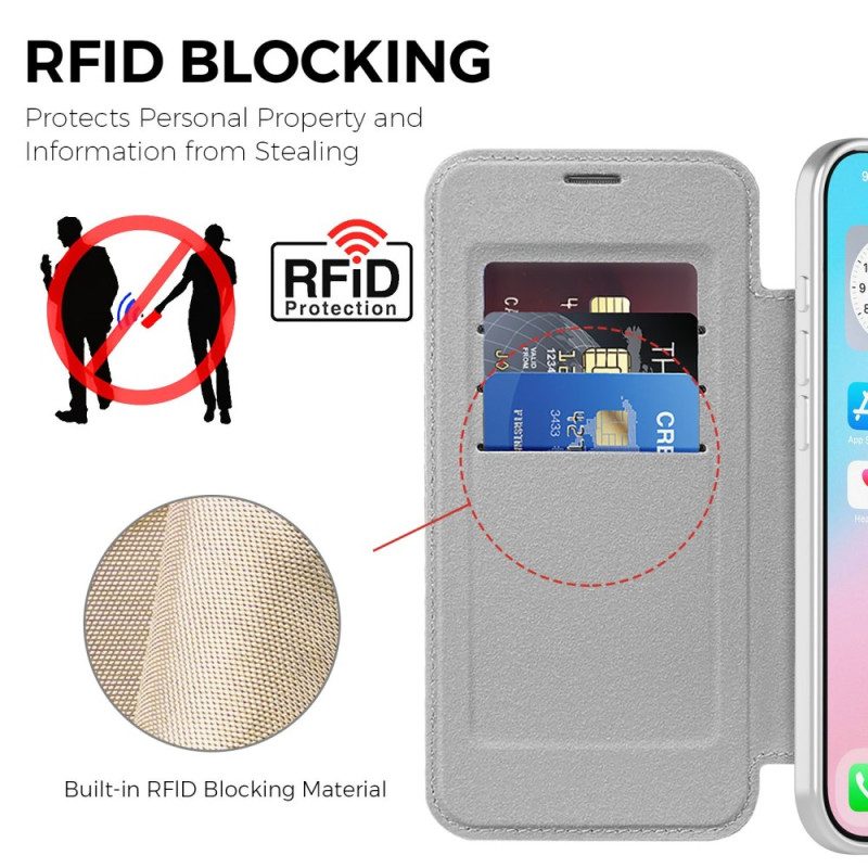 Nahkakotelo iPhone Air Puhelinkuoret Magsafe-yhteensopiva Tikattu