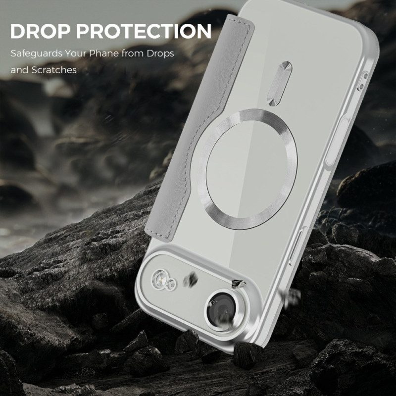 Nahkakotelo iPhone Air Puhelinkuoret Magsafe-yhteensopiva Tikattu