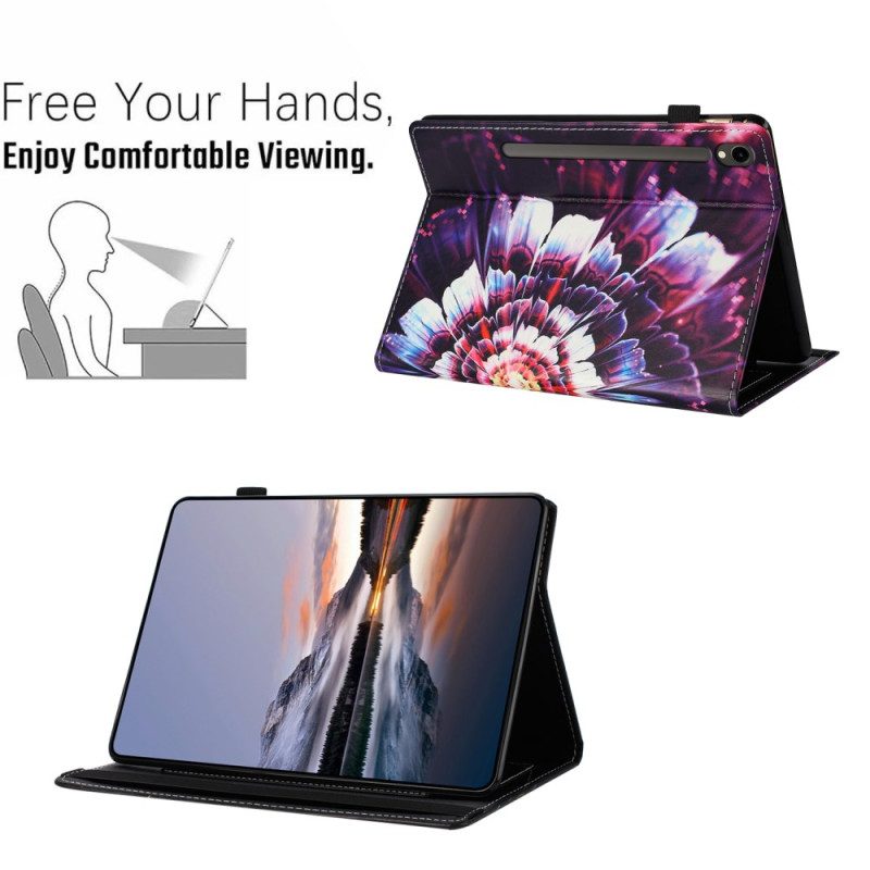 Kotelot Samsung Galaxy Tab S10 Fe Kukkakuvio Suojakuori
