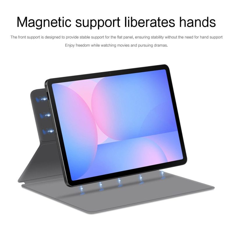 Kotelot Samsung Galaxy Tab S10 Fe Magneettinen Jalusta Ja Automaattinen Nukkumis-/herätystoiminto