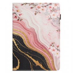 Kotelot Samsung Galaxy Tab S10 Fe Marmorikukkakuvio Suojakuori