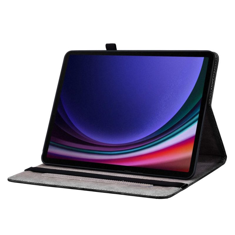 Kotelot Samsung Galaxy Tab S10 Fe Musta Orkidea