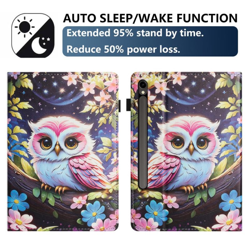 Kotelot Samsung Galaxy Tab S10 Fe Pöllökuvio