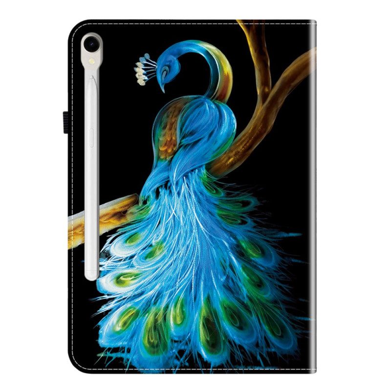 Kotelot Samsung Galaxy Tab S10 Fe Riikinkukkokuvio