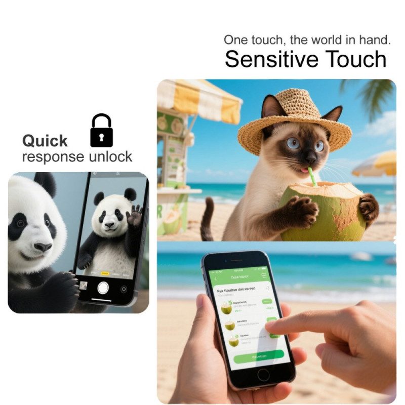 Karkaistusta Lasista Valmistettu Näytönsuoja Oneplus 15r (yhteensopiva Sormenjälkitunnistuksen Kanssa)