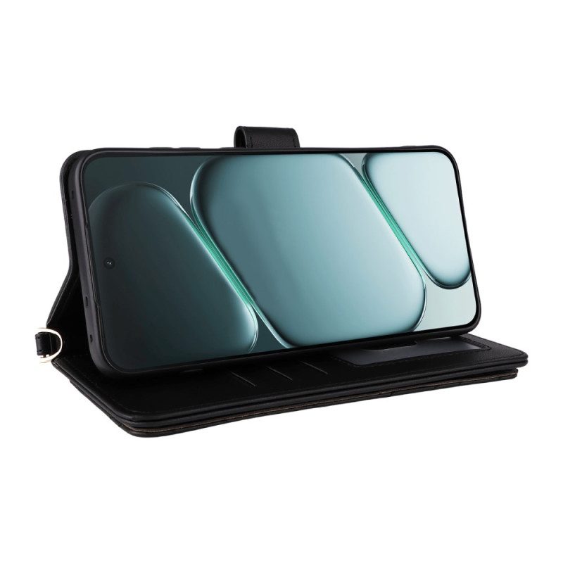 Kotelot Oneplus 15r 6 Korttipaikkaa Hihnoilla Suojakuori