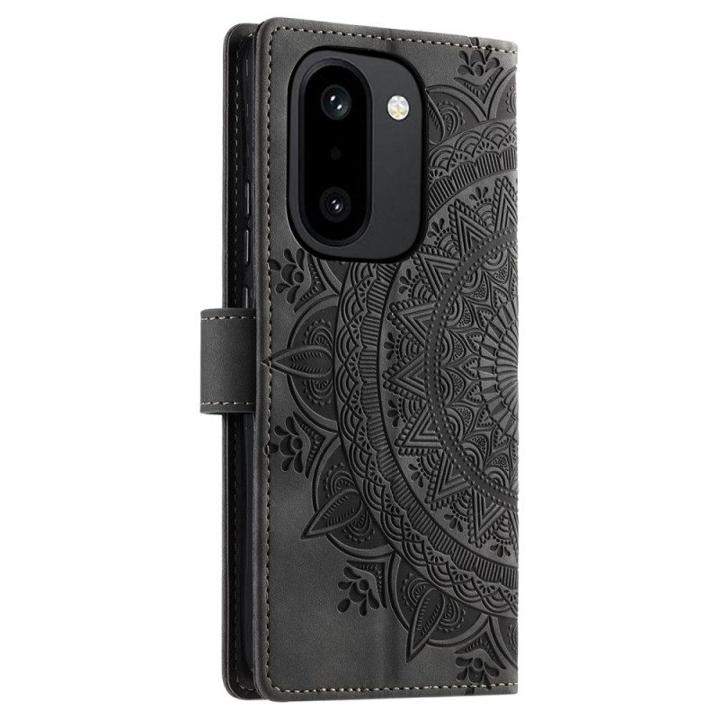 Kotelot Oneplus 15r Puhelinkuoret Mandala-mokkanahkakuvioinen Lompakko