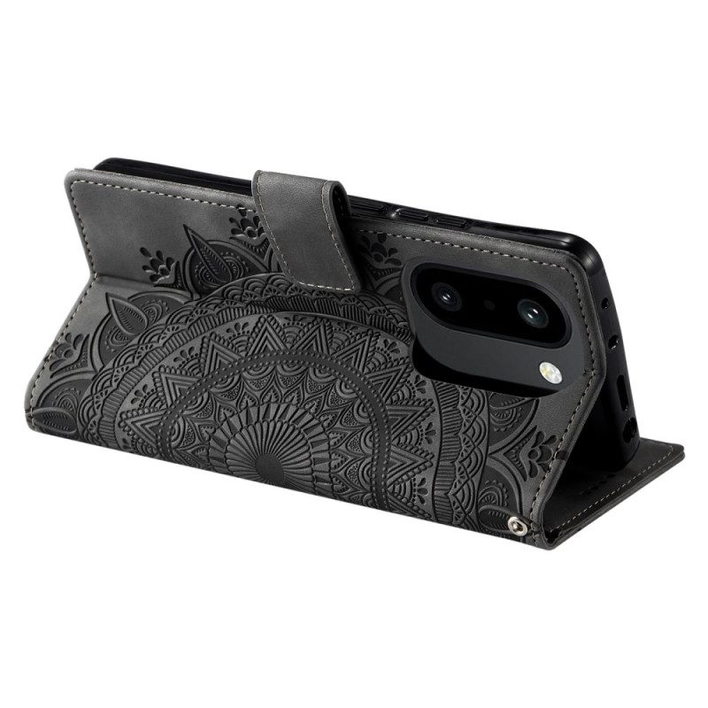 Kotelot Oneplus 15r Puhelinkuoret Mandala-mokkanahkakuvioinen Lompakko