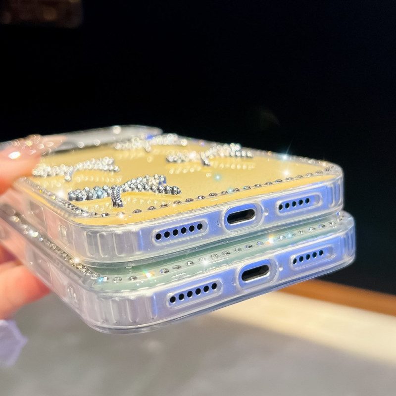 Case iPhone 17 Pro Max Puhelinkuoret Perhos- Ja Kimallekoriste