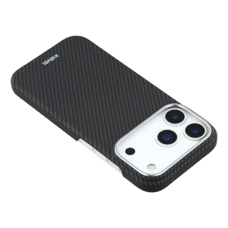 Case iPhone 17 Pro Max Puhelinkuoret X-level Hiilikuvio