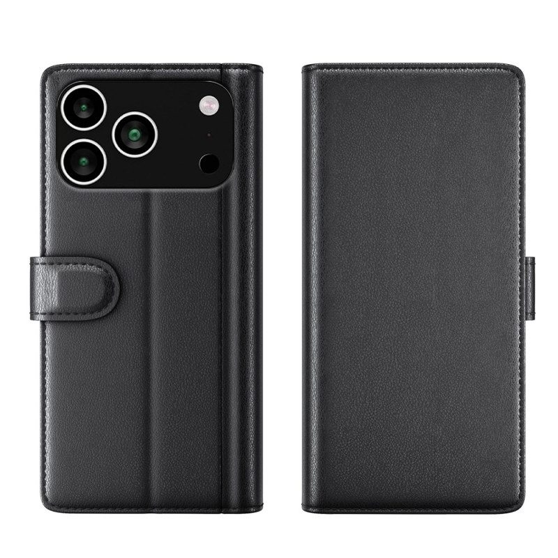 Kotelot iPhone 17 Pro Max Aito Nahkalompakko Suojakuori