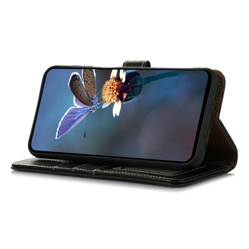 Kotelot iPhone 17 Pro Max Rfid Teksturoitu Litsi-nahka