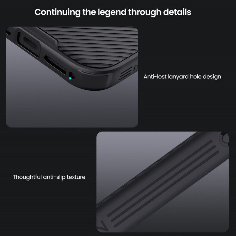 Kuori iPhone 17 Pro Max Camshield Pro -kamerasuoja Nillkin Suojakuori