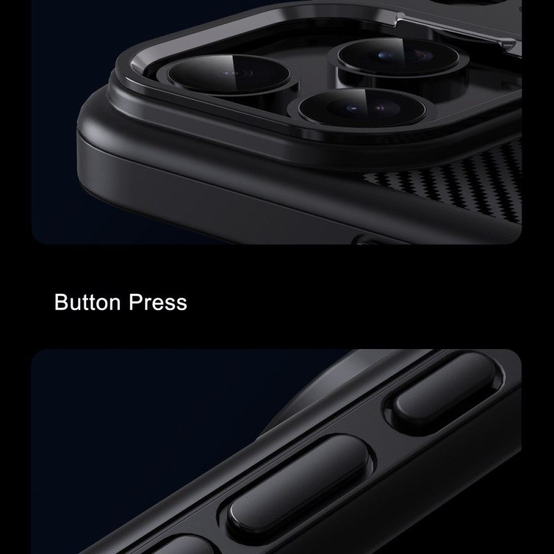 Kuori iPhone 17 Pro Max Ipaky Hiilikuitu Suojakuori