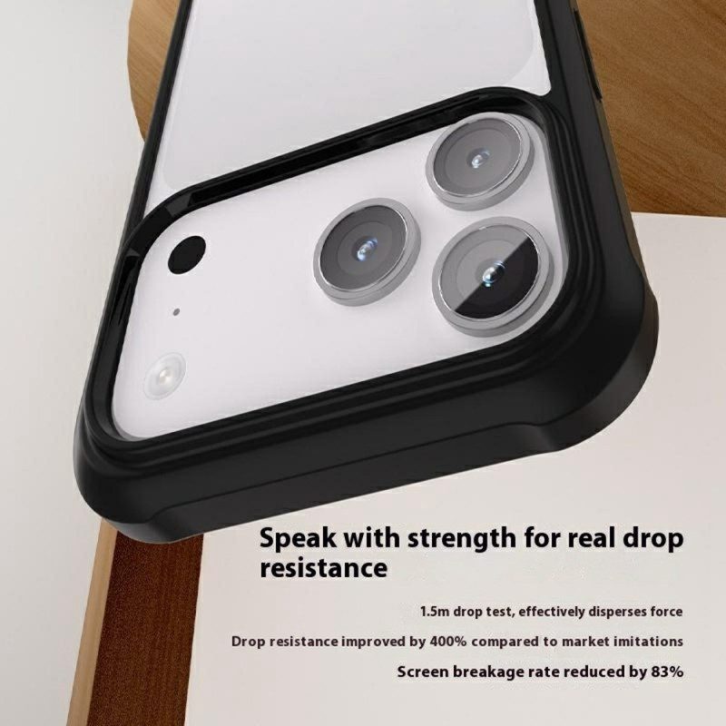 Kuori iPhone 17 Pro Max Kaksipuolinen Kirkas Suojakuori Suojakuori